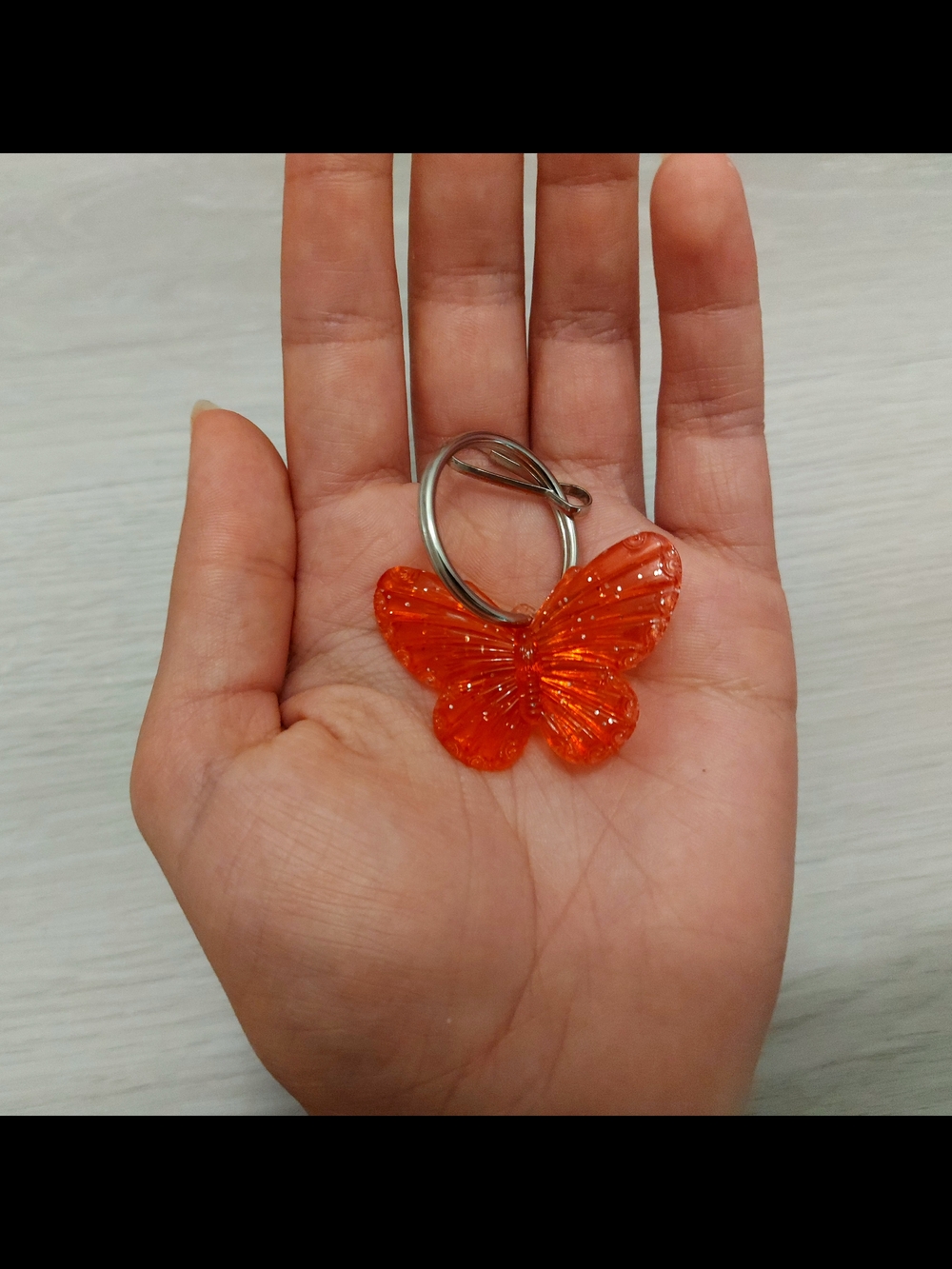 Acrylic Butterfly Hoop Earrings - Assorted Pastel Colors